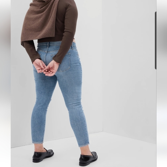 Gap True Skinny Jeans Jeggings Casual Basic Denim Mid Rise Stretchy Acid Wash 27 - Picture 10 of 10